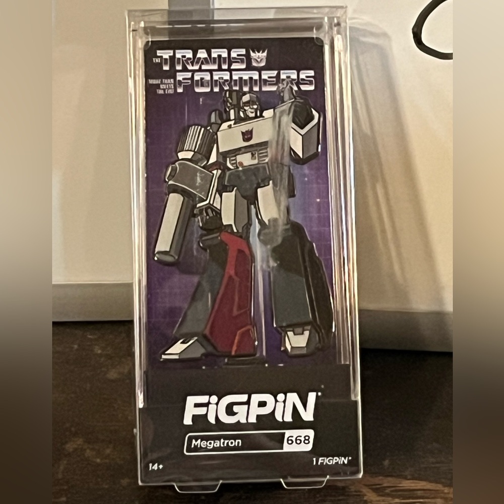 Transformers Megatron FiGPiN 668 enamel collectible Hasbro pin figure